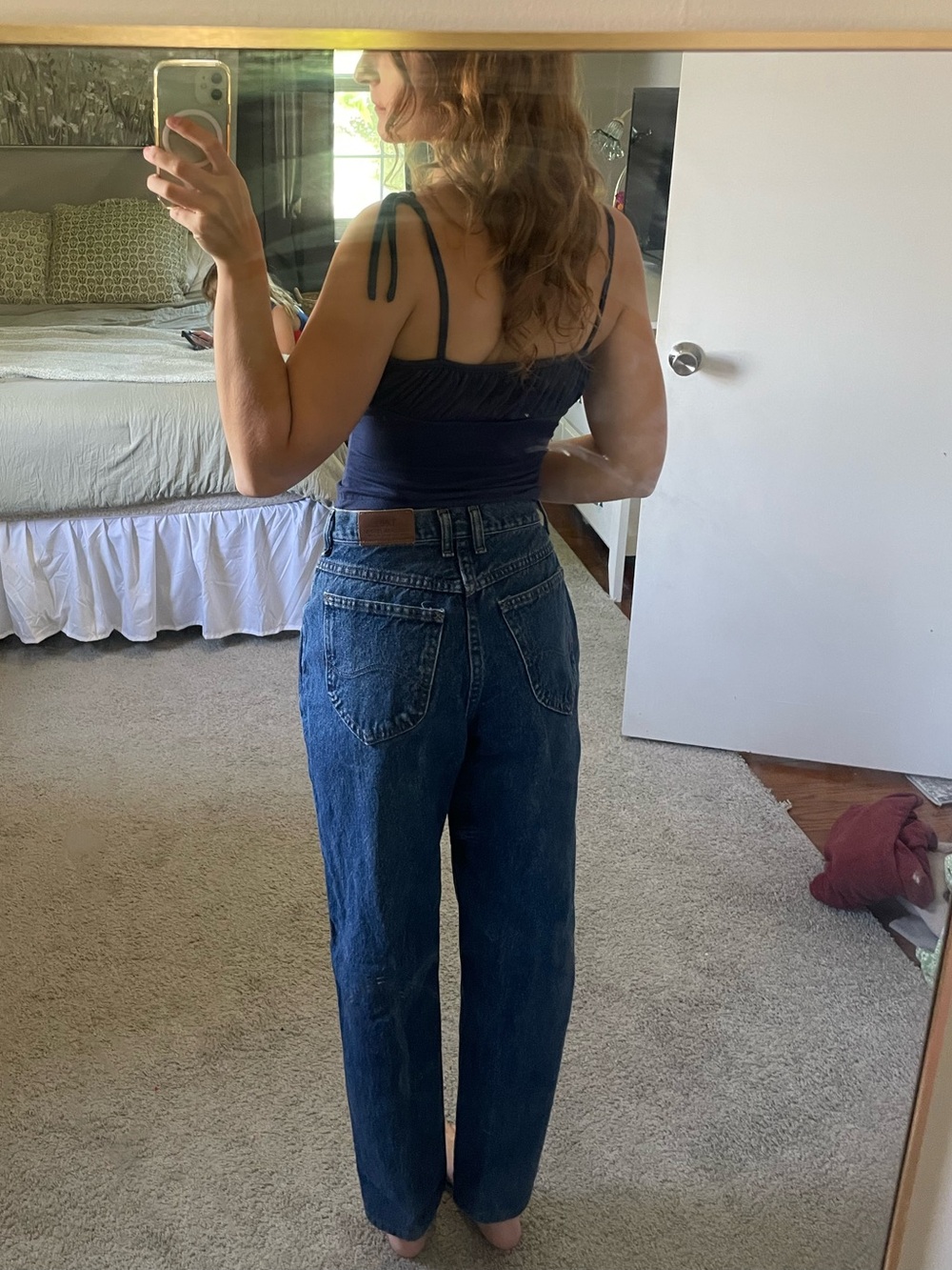 2 pairs of Lee Mom jeans